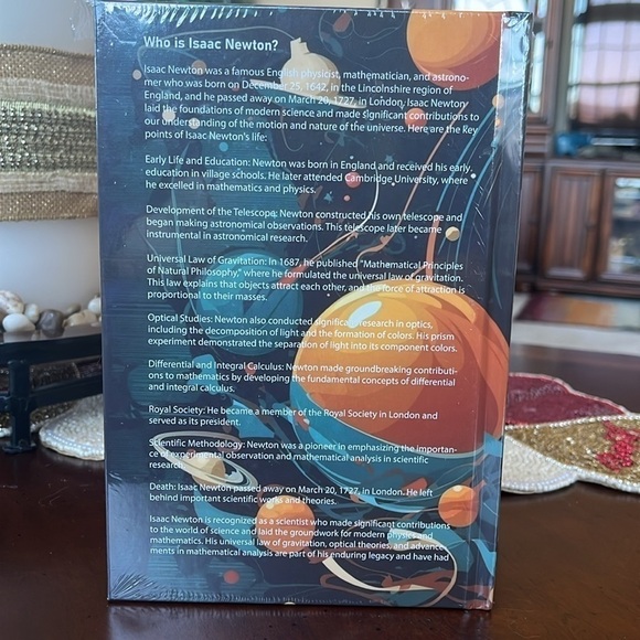 Brand New Decorative Coffee Table Books Home Decor Blank Journals Scientists - Picture 10 of 14